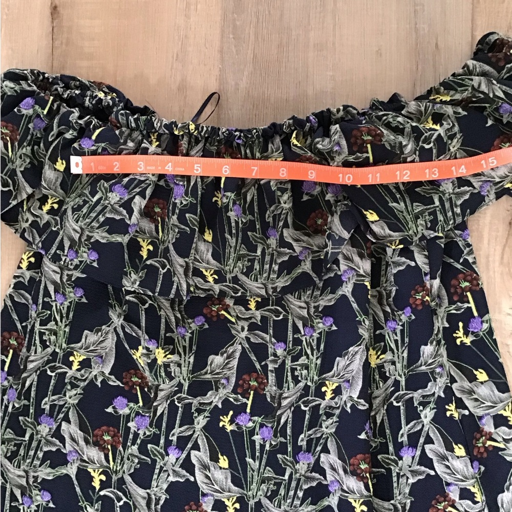 Women's Basement Floral Polyester Dress XS - Picture 5 of 5